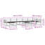  Outdoor Sofa Set 8 pcs Solid Acacia Wood Furniture Sectional Garden