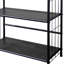 37" Tall 3-Tier Metal Standing Book Shelf-1530203452