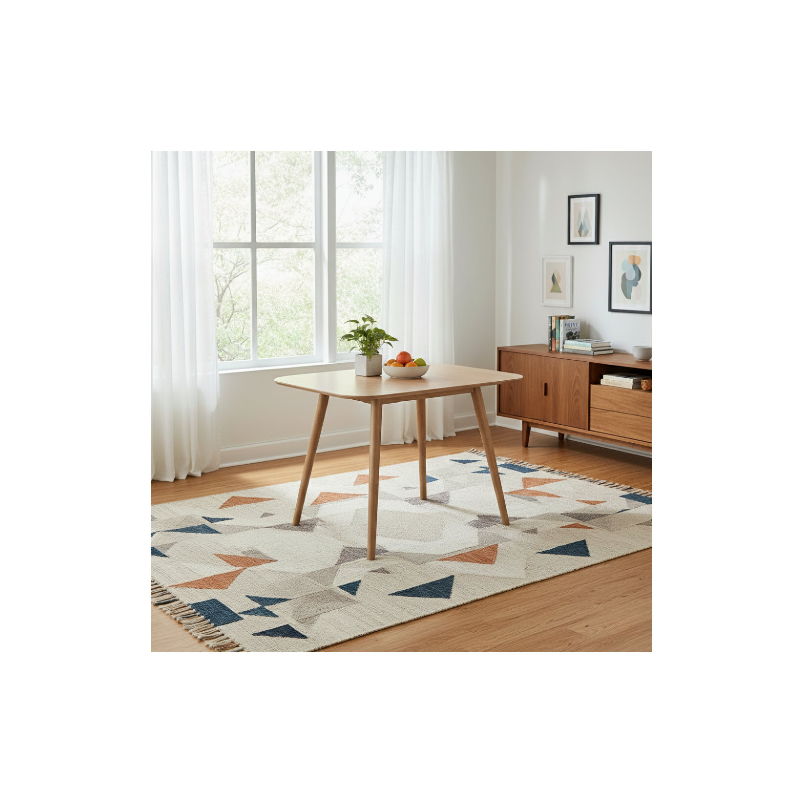 Louise Dining Table, Light Ash