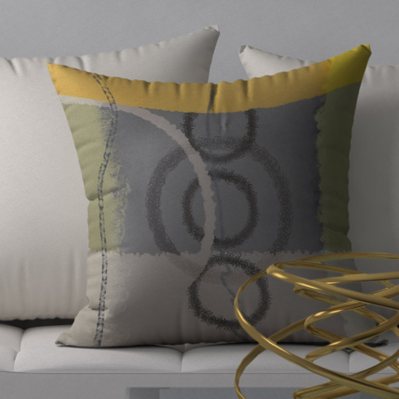 Reversible Throw Pillow, 18" x 18"