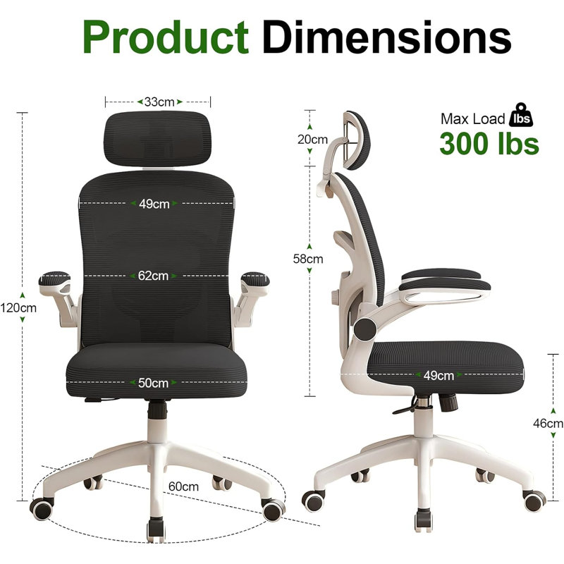 Office Chair, Black White