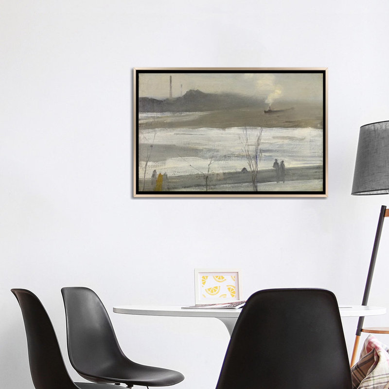 Chelsea In Ice - reproduction d'art murale - toile encadrée, 26 po x 40 po, Toile avec cadre, Champagne