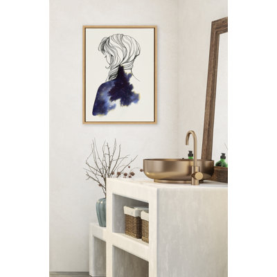 "Intérieur" par Faryn Hughes, reproduction d'art sur toile encadrée