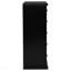 Commode de chambre noire à 6 tiroirs-1704374210