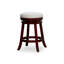 Tabouret de comptoir élégant et confortable avec pivot et rangement, parfait pour la cuisine ou le bar-1844973969