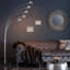Tulipa 205cm Chrome Tree Floor Lamp