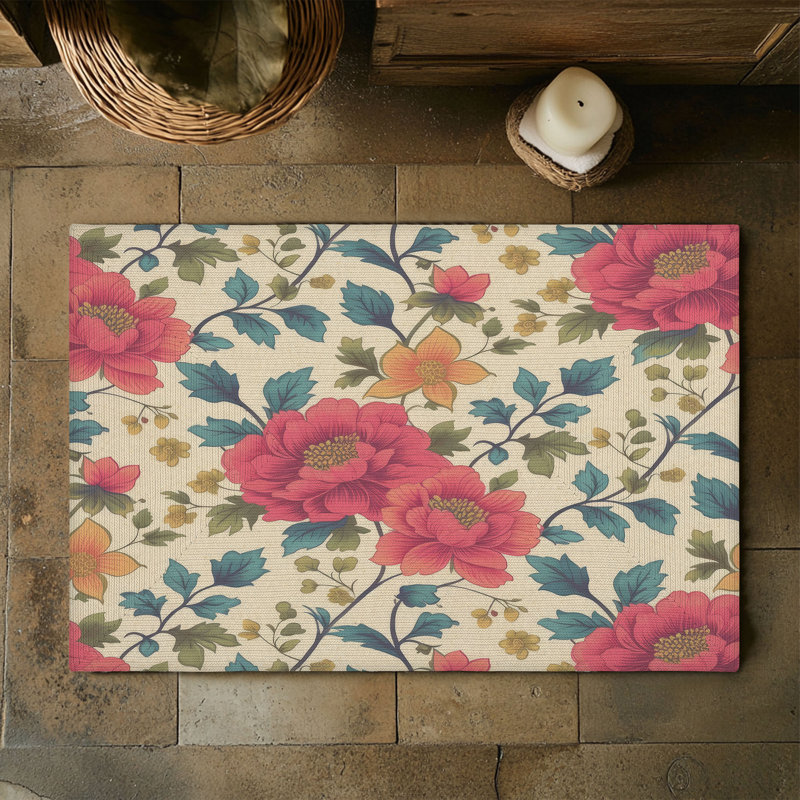 Tapis tressé Bloom Vibes, Rectangulaire 3 pi x 5 pi
