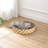Nelson 20.13" Modern Cardboard Round Bowl Cat Scratcher with Catnip-111615820