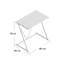 Orella Glass Top Writing Desk