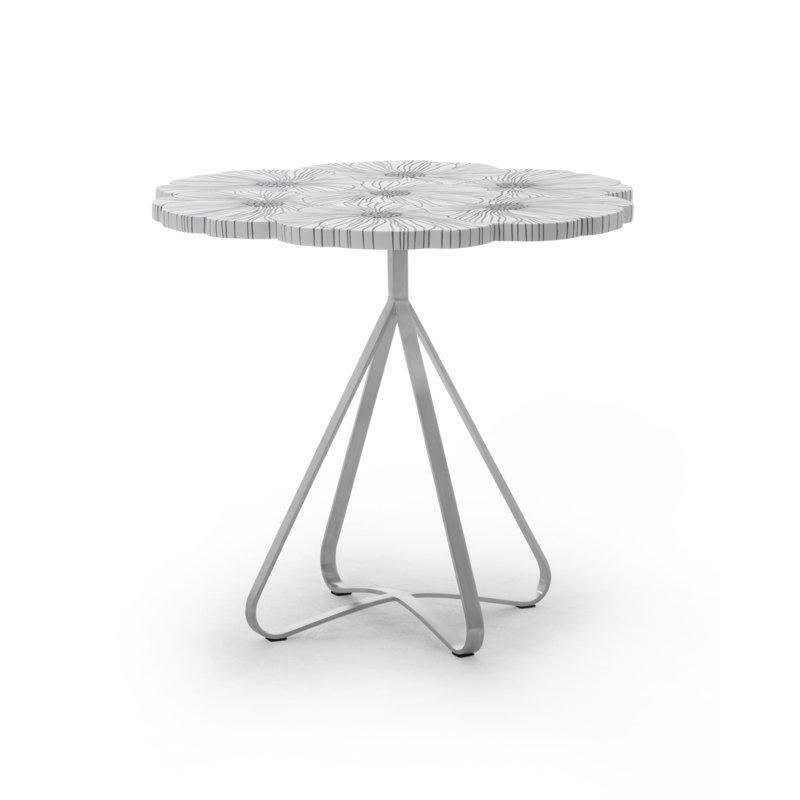 Bouquet Outdoor Side Table, White