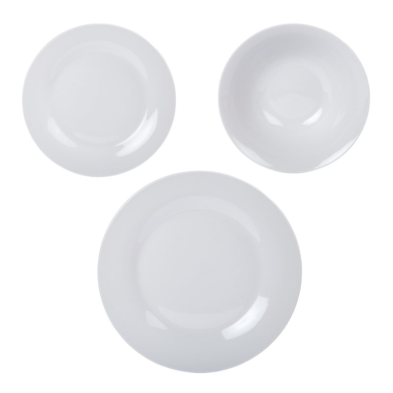 Satterfield Piece Porcelain China Dinnerware Set - Service for 4