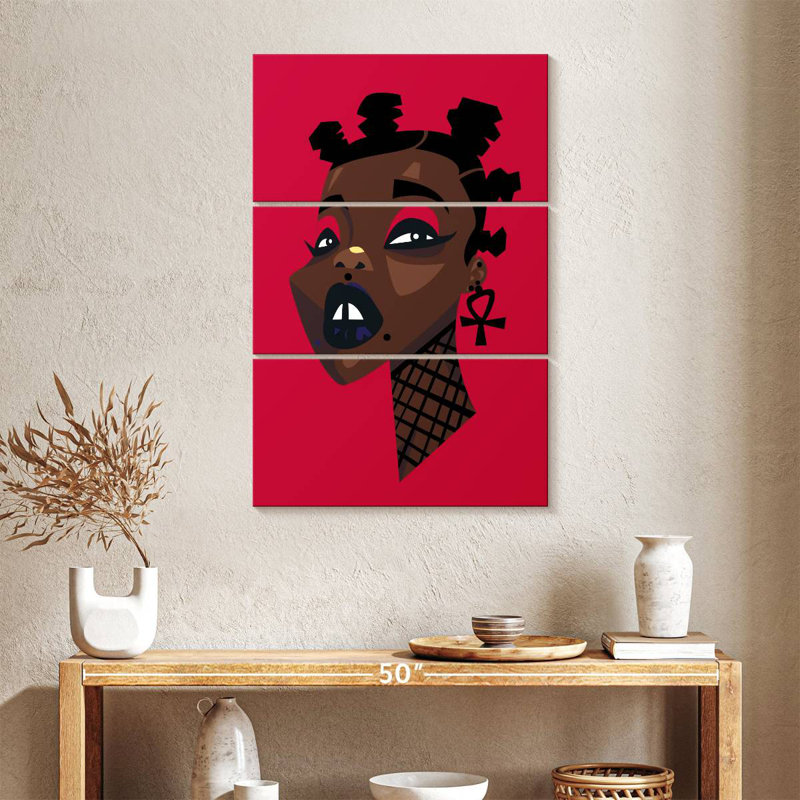 Femme Leisha Afro Punk, H 38 po x l 24 po