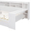 Lit de jour en bois avec tablettes de rangement, lit multifonctionnel-164111048-164111046
