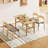 47"W Rectangular Kitchen Room Table-145527921-145527918