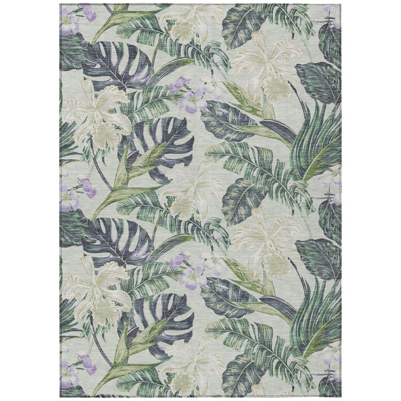 Tapis vert lavande Arpin