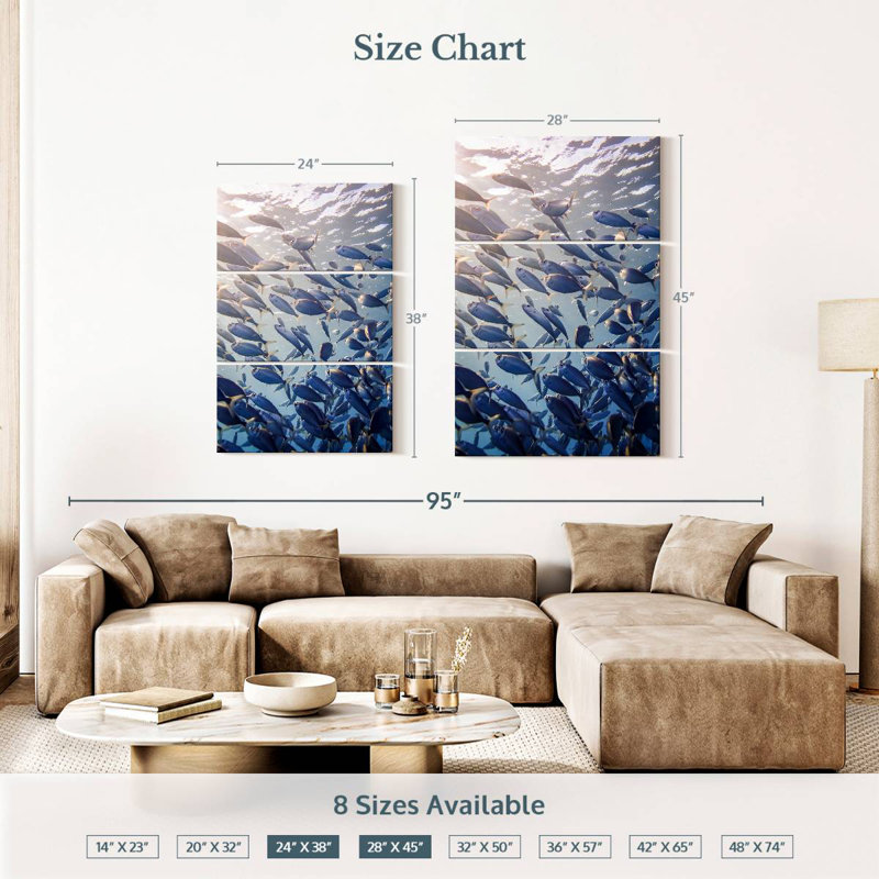 Brampt Curacao Fish, 38" H x 24" W