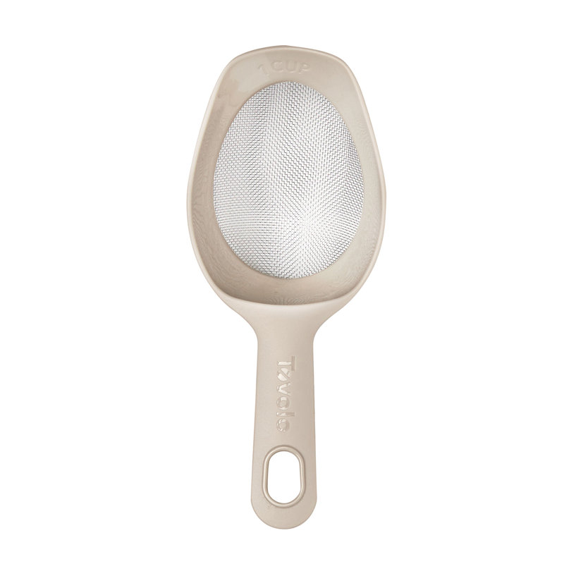 Gruau 1 tasse Tovolo Scoop & Sift, Beige