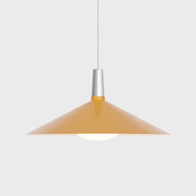 Bower Single Light Steel Aluminium Dimmable Pendant