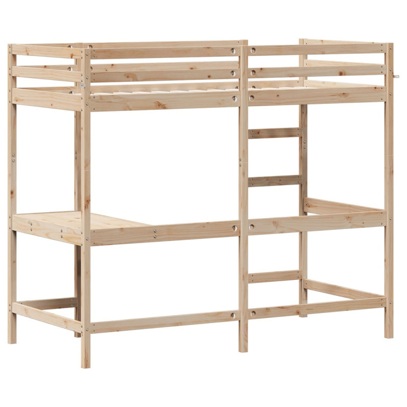 Maddox Chivan Solid Wood Bed, European Single (90 x 200cm)
