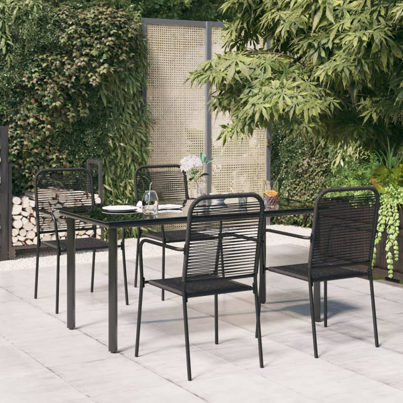 Tatamy 4 - Person Patio Dining Set with Rectangular Table
