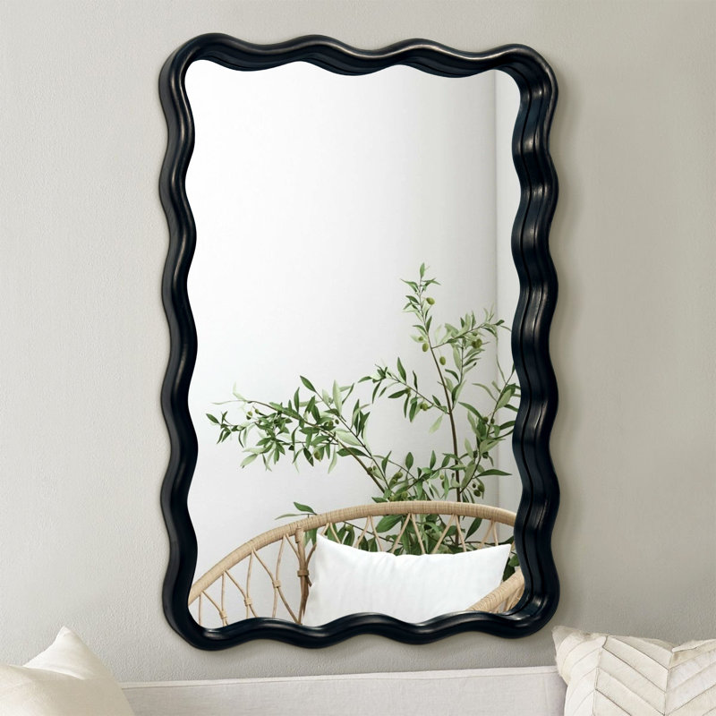 Miroir Axat, 20 po x 30 po, Noir