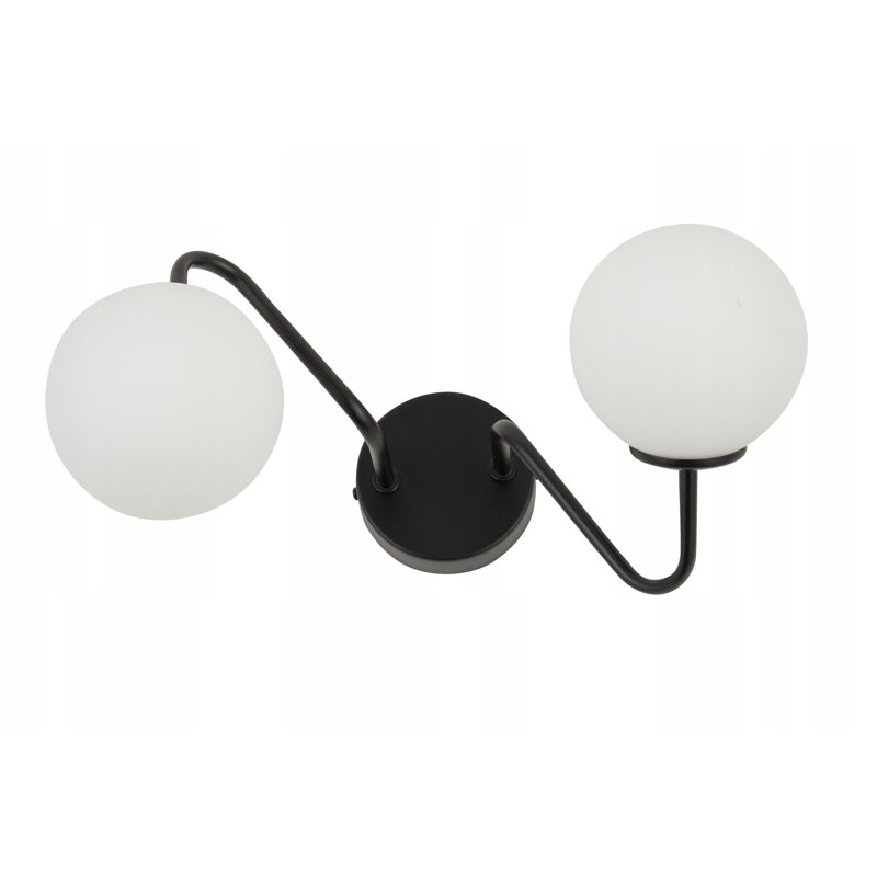 Candle Wall Light, Black