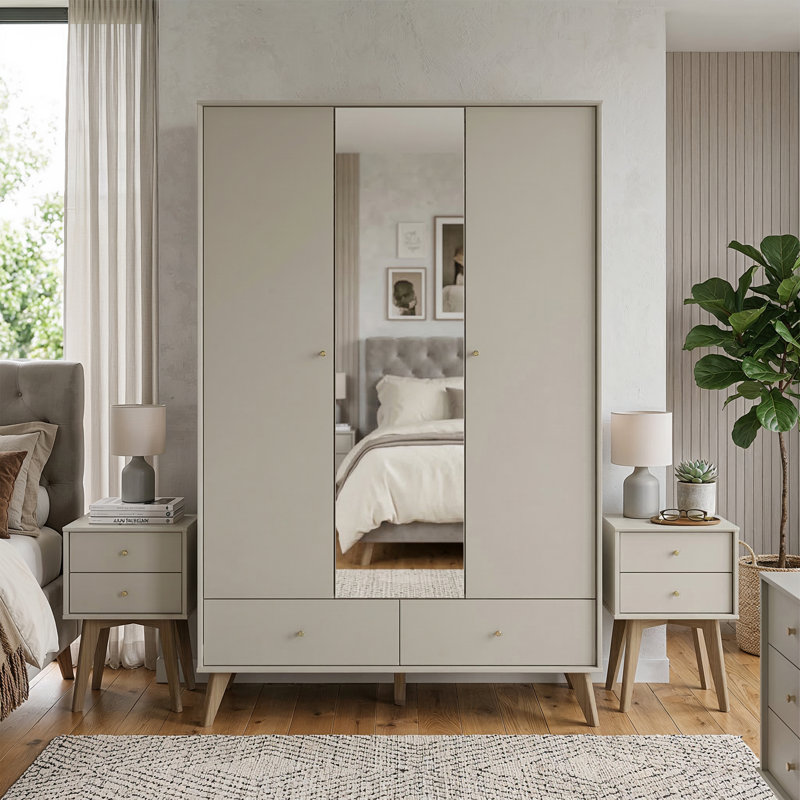 Homestead 2 Piece Bedroom Set, Light Grey