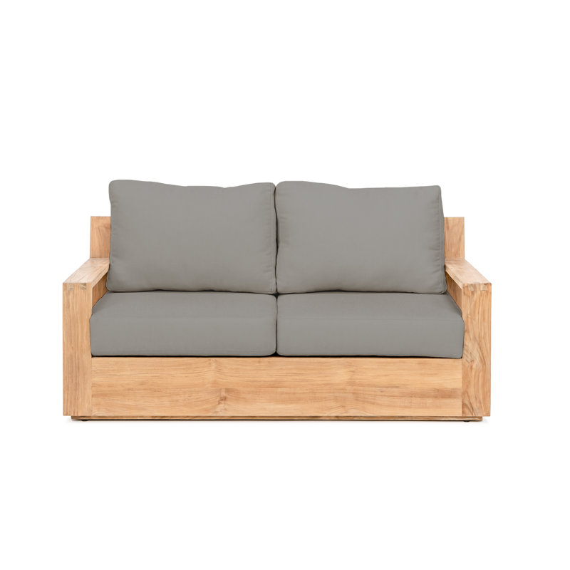 Caldas Outdoor 2 - Seat Loveseat, Charcoal