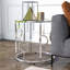 Table de bout en verre Chequetta