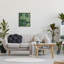 "Layered Green Leaf", art mural sur toile flottante par Ziwei Li-872759017-872759021