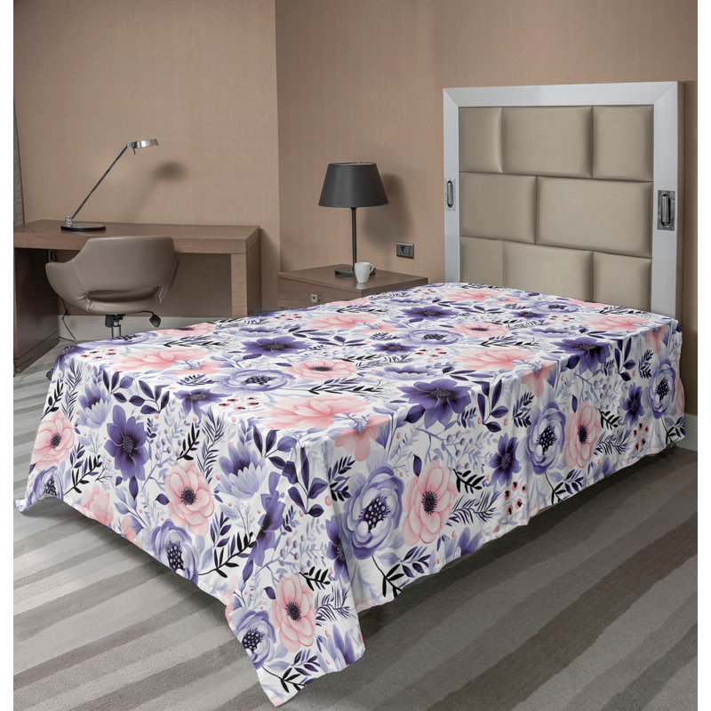 Drap plat Ambesonne, Drap plat pour lit simple