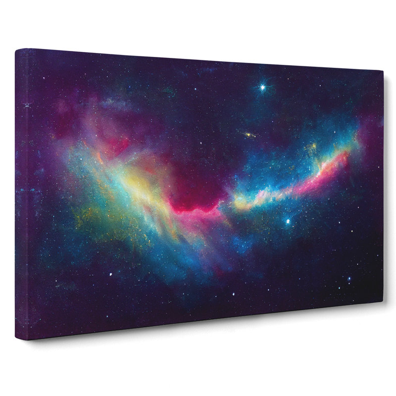 Neon Galaxy Vol.3 - Wrapped Canvas Print, 50cm H x 76cm W x 3cm D