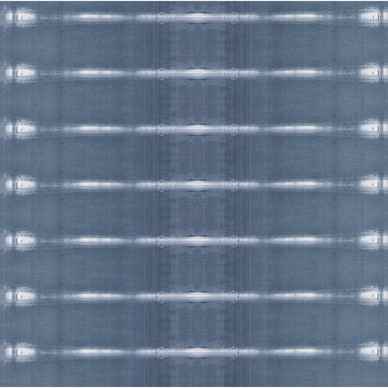 Unpasted Abstract Roll, Indigo