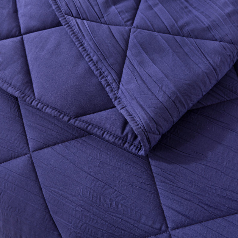 Ensemble d'édredon en microfibre WC01-20211110, Bleu, Édredon simple