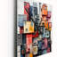 Constructivism Horizons construits - horloge murale abstraite surdimensionnée-99630441