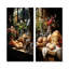Ensemble de 2 décorations murales petit-déjeuner élégantes et savoureuses déjeuner-360767804-360767805