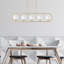 Lustre pour îlot de cuisine à 5 lumières Belisle