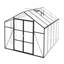 Serre extérieure 8 pi x 10 pi - construction robuste, panneaux en polycarbonate, tout, assemblage spacieux et simple, système de drainage fiable, cadre en aluminium robuste, feuilles, tout