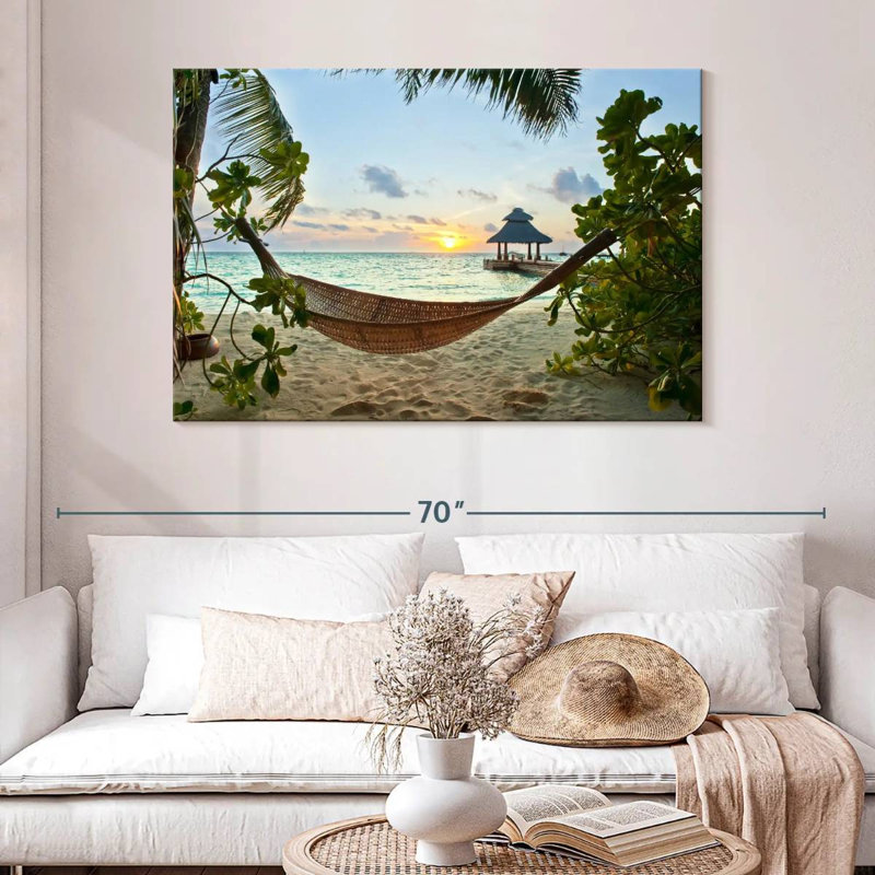 Gillard Rattan Hammock, 32" H x 48" W