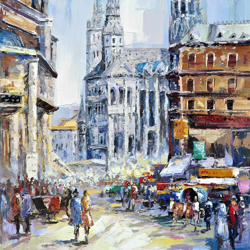 «Busy Street By A Sunny Day 1»