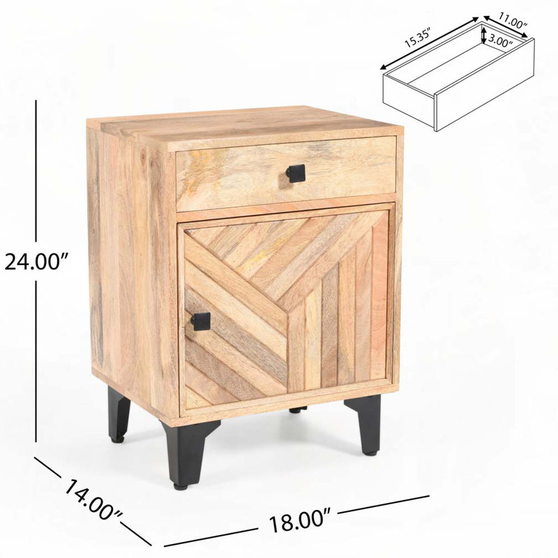 Wooden Sofa Side Table