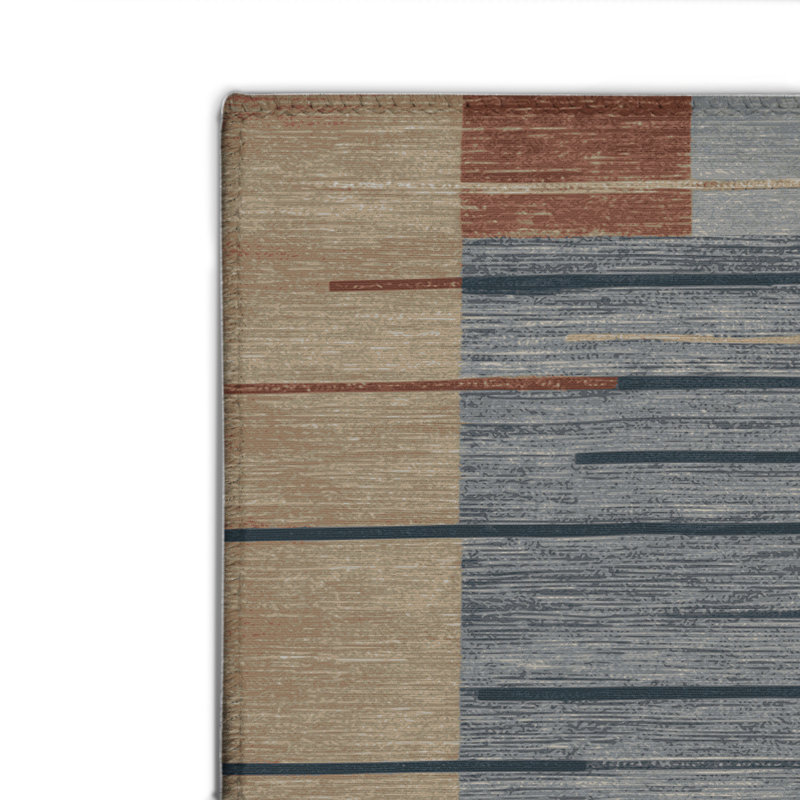 Tapis turc intérieur et extérieur gris, Rectangle 9 pi x 12 pi