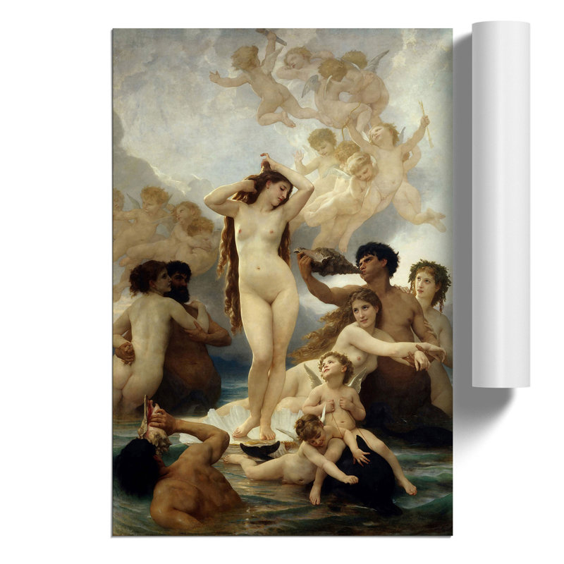 The Birth Of Venus - No Frame Print, 42cm H x 30cm W x 0.1cm D
