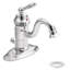 Waterhill Single Hole Bathroom Faucet with Pop-Up Drain-7147295