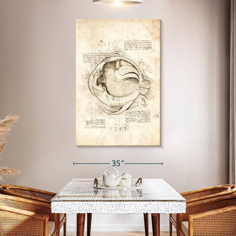 Keiri Human Eye Anatomy, 51" H x 34" W