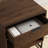 Wood Herringbone Nightstand with Drawer-2031384854
