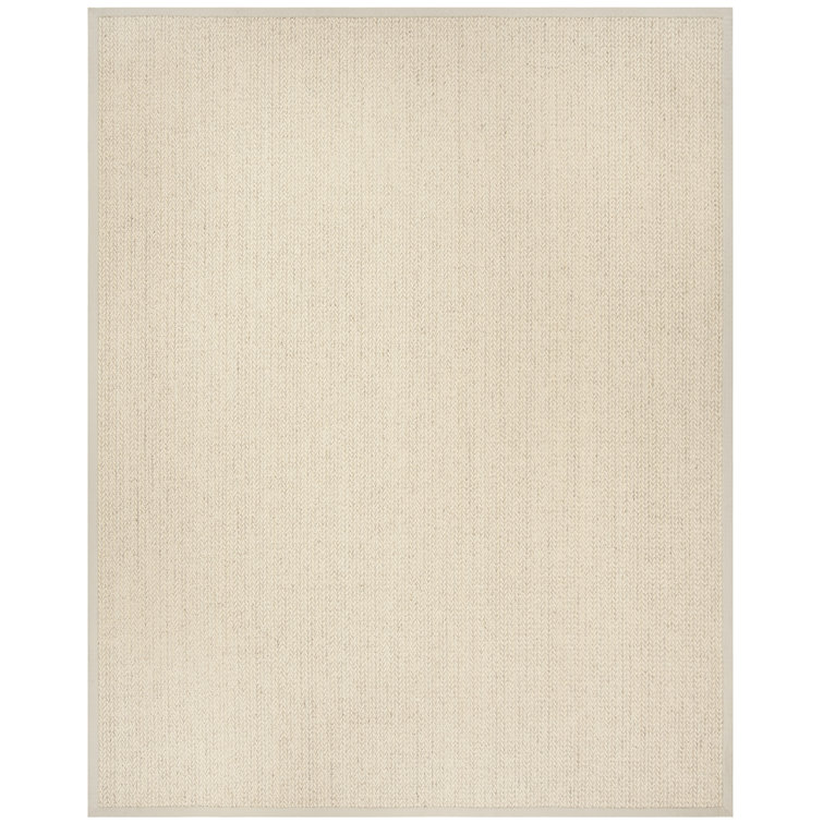 Goffe Natural Wool & Sisal Solid Color Rug