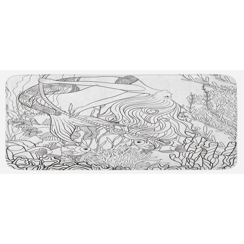 Tapis de cuisine sirène