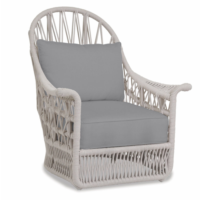 Dana Outdoor Armchair, Canvas Granite Sunbrella® Canvas