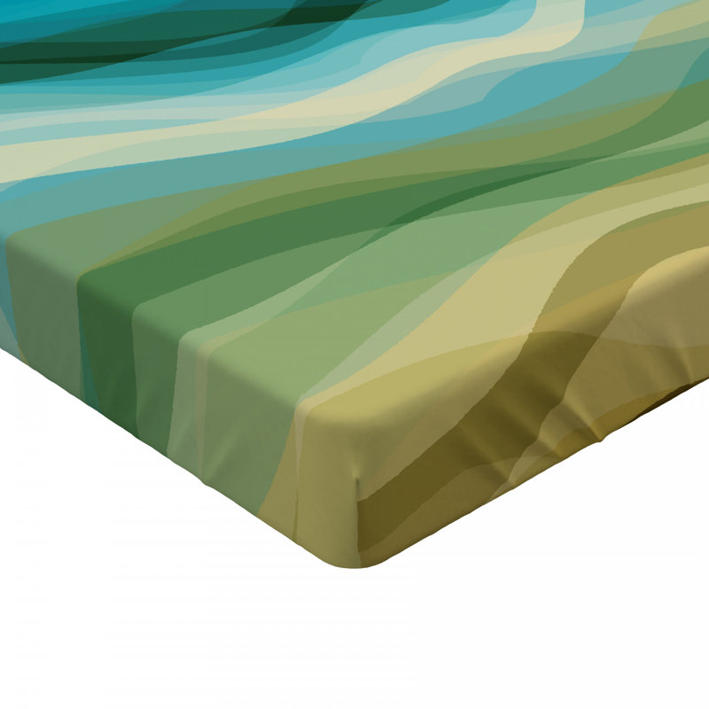 Drap-housse abstrait en microfibre, Simple TG